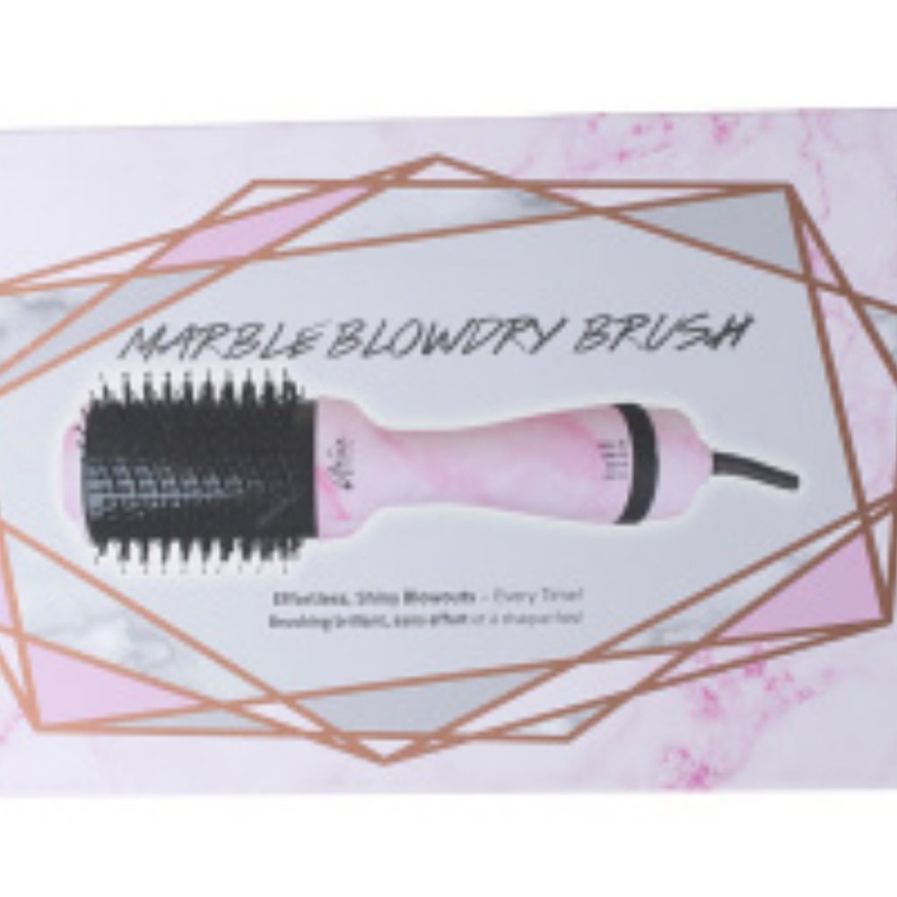 ARIA BEAUTY Pink Marble Blow Dry Brush